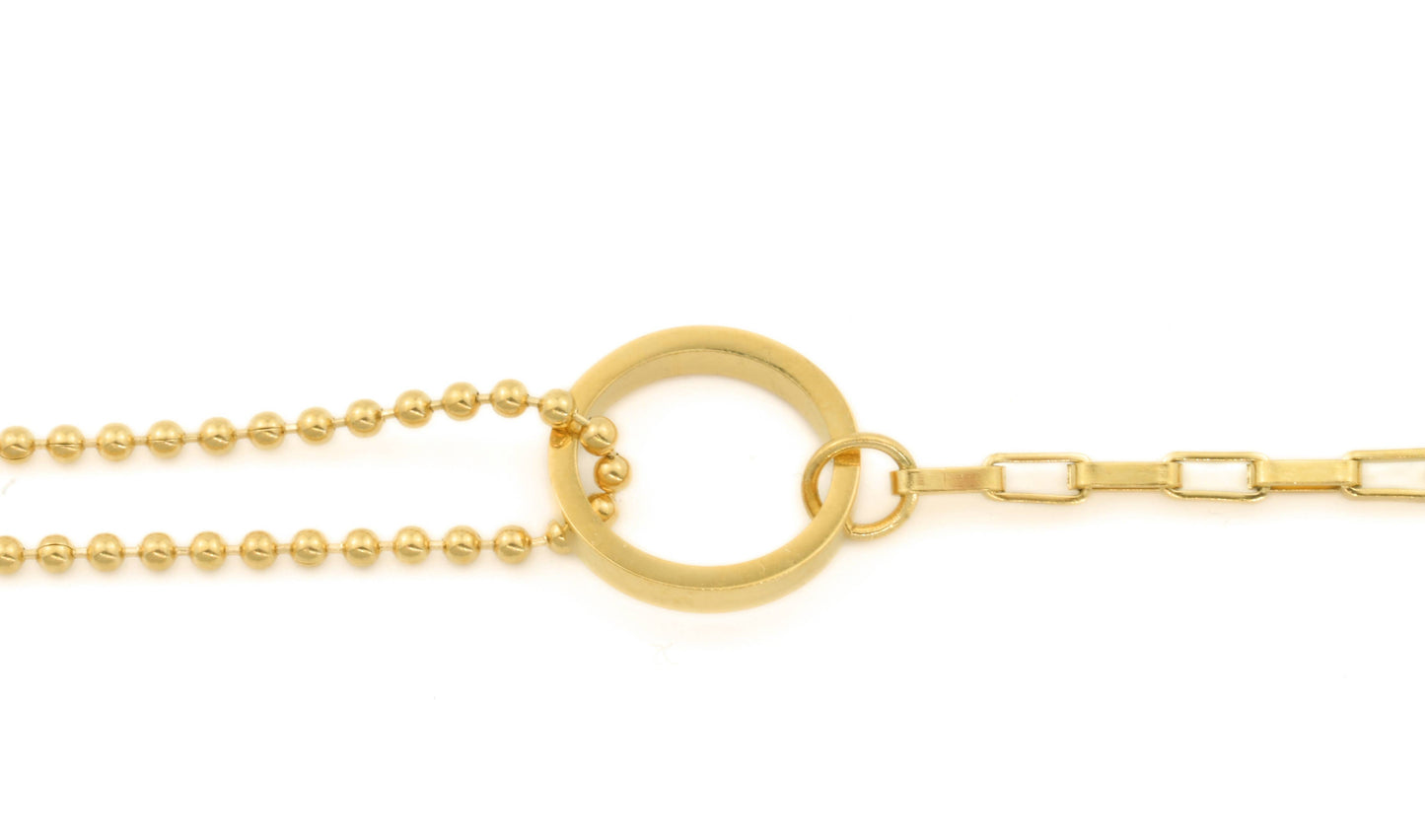 Circle Link Choker - Waterproof Asymmetrical Circle Choker