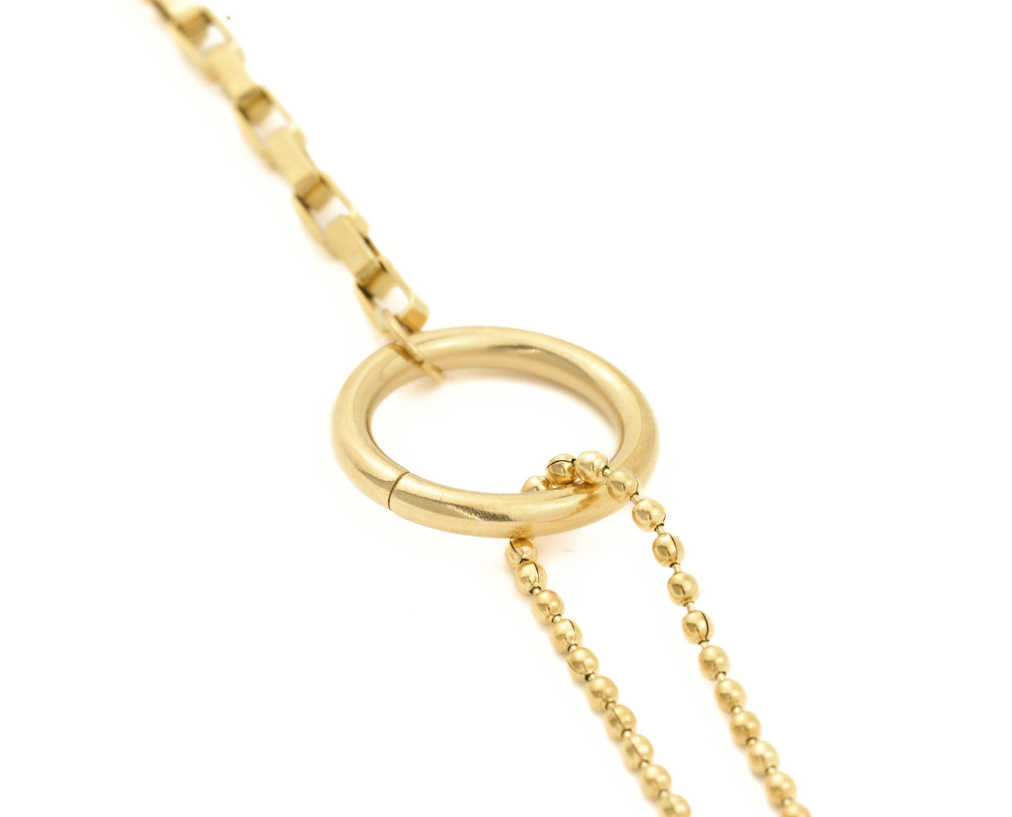 Circle Link Choker - Waterproof Asymmetrical Circle Choker