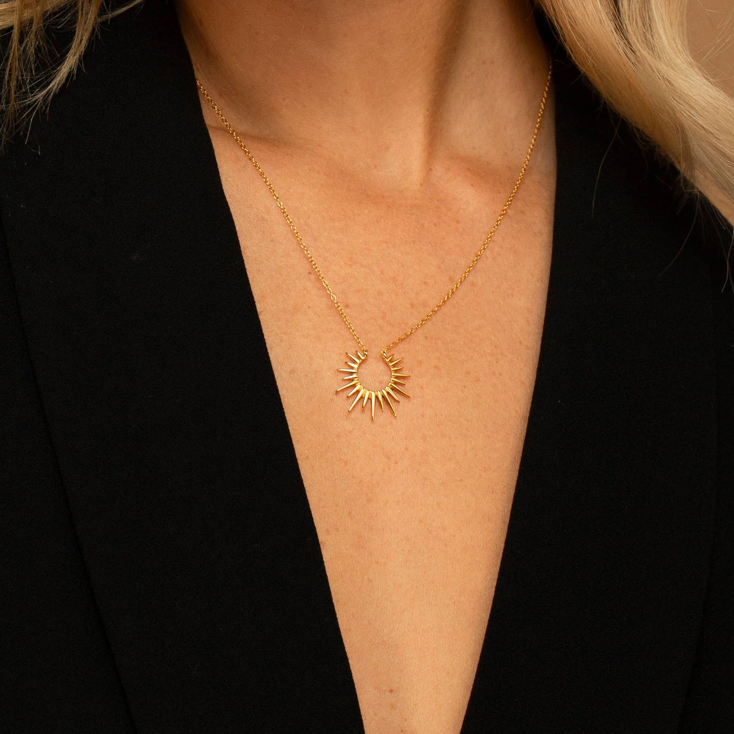 Sun Pendant Necklace