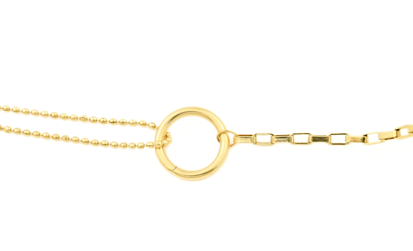 Circle Link Choker - Waterproof Asymmetrical Circle Choker