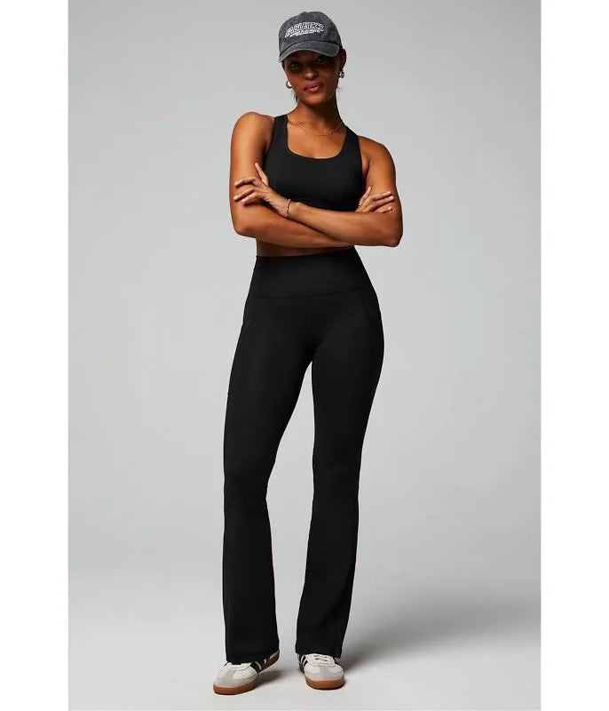 High-Waisted Kick Flare