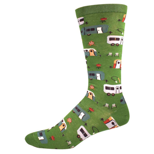 Camptown Parrot Crew Socks