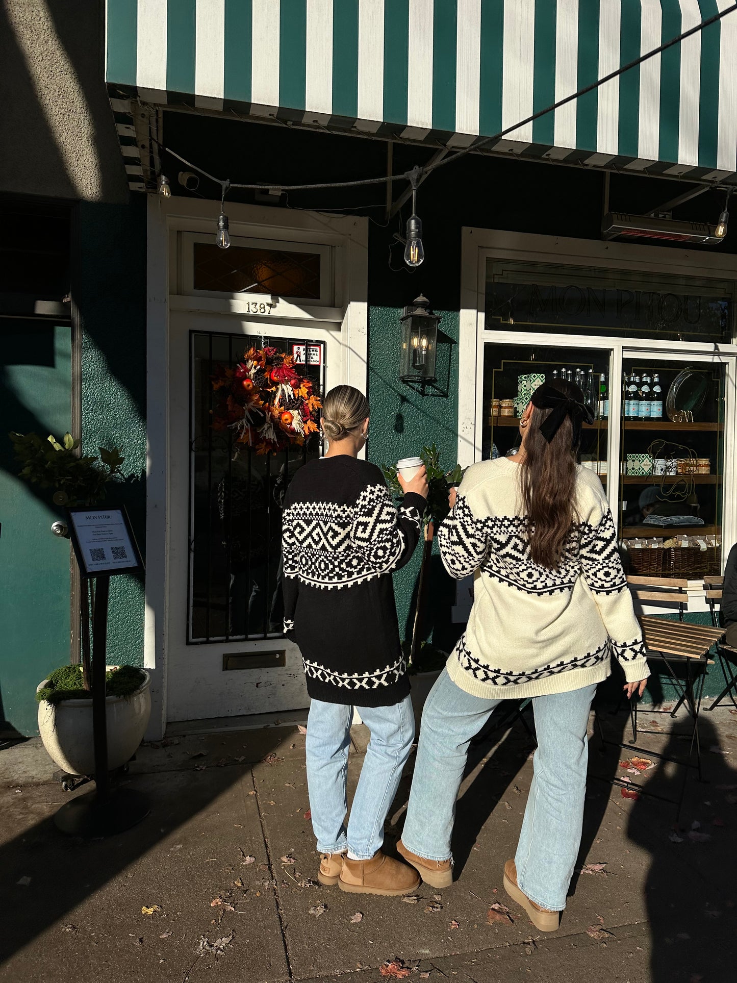 Brunette Fair Isle Oversized Knit