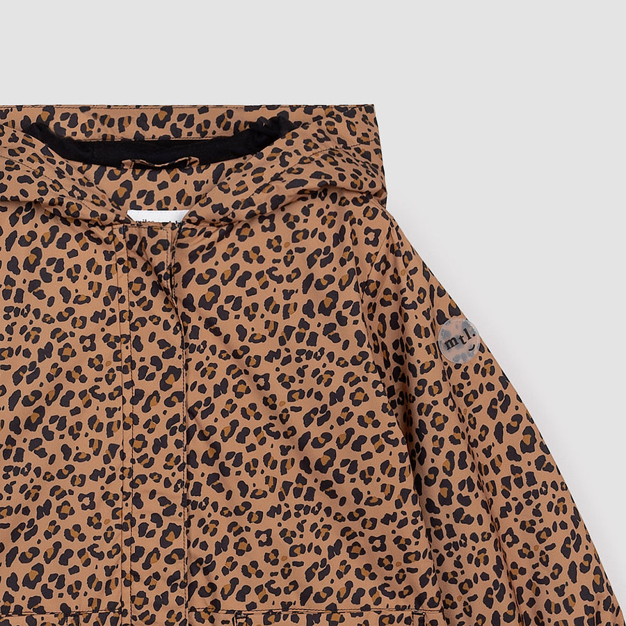 Girl Leopard Windbreaker Jacket