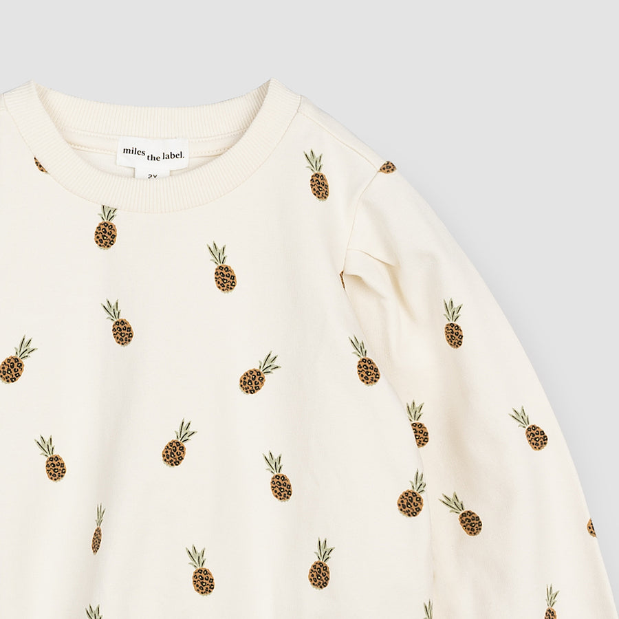 Girl Pineapple Sweater Knit