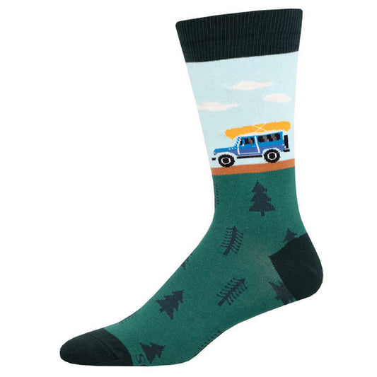 Happy Camper Crew Sock