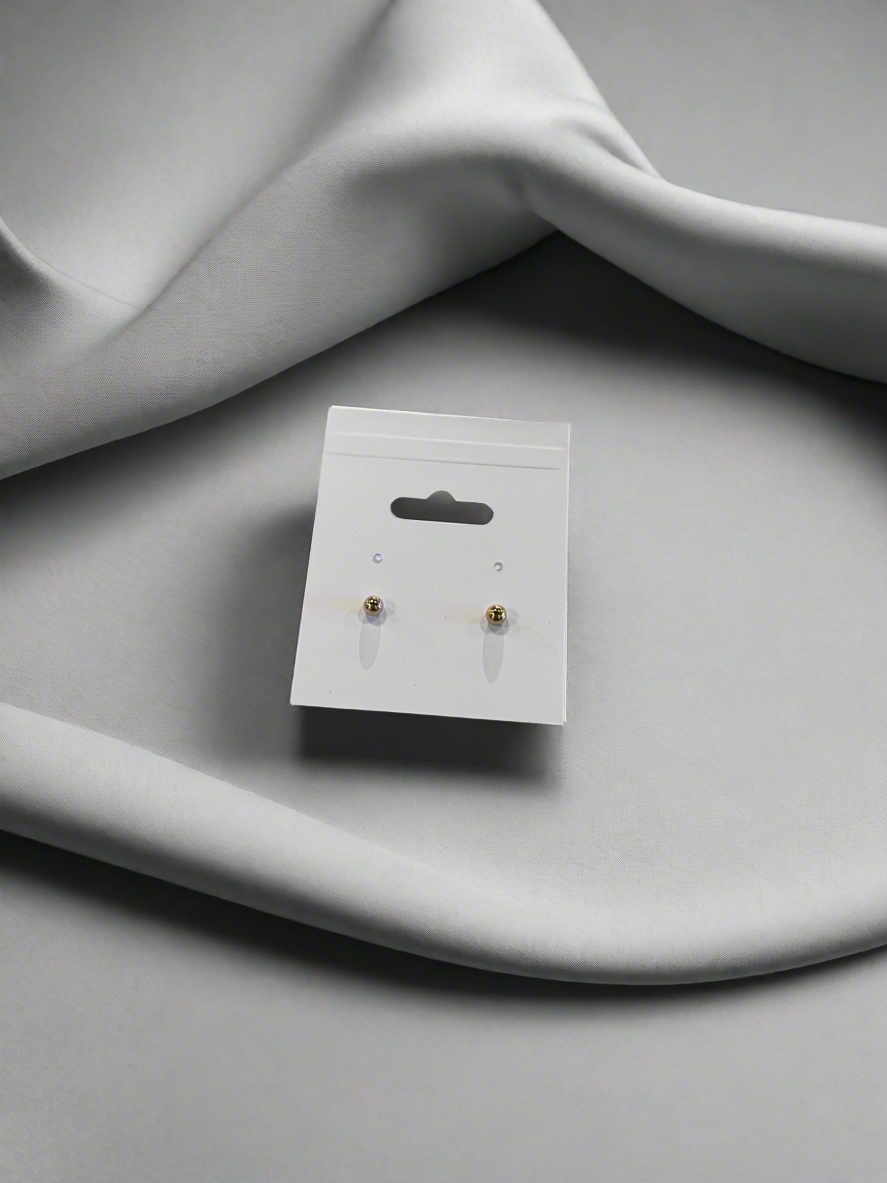 Gold Ball Earrings