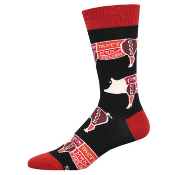 Whole Hog Crew Socks