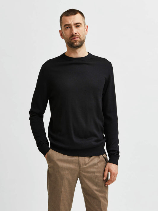Knit Long-Sleeve Crewneck
