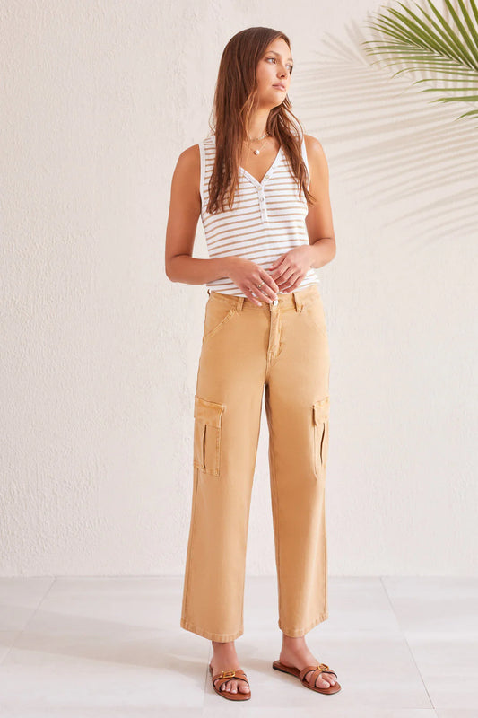 Tribal Wide Leg Cargo Jean