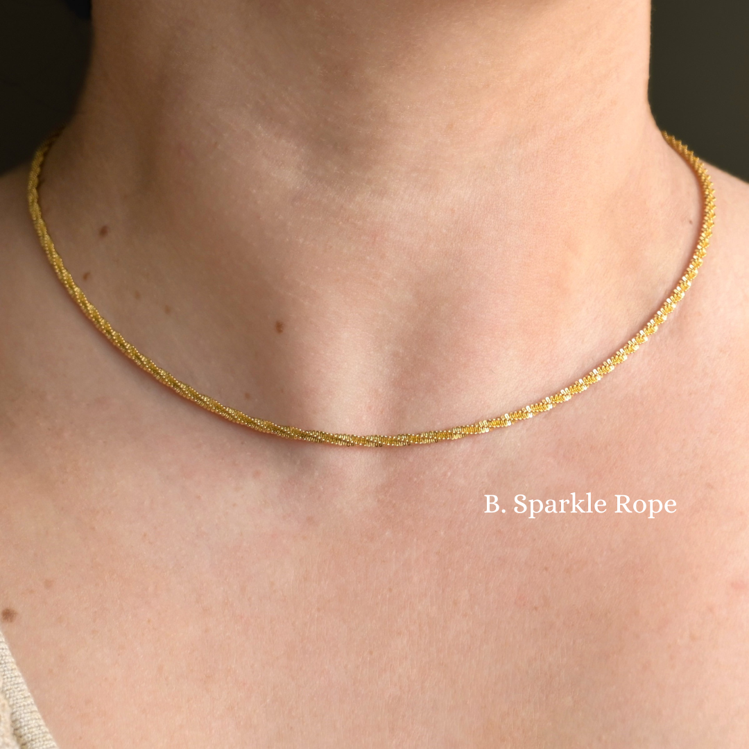 Dainty Gold Necklaces - 18k Gold PVD Plated Chains