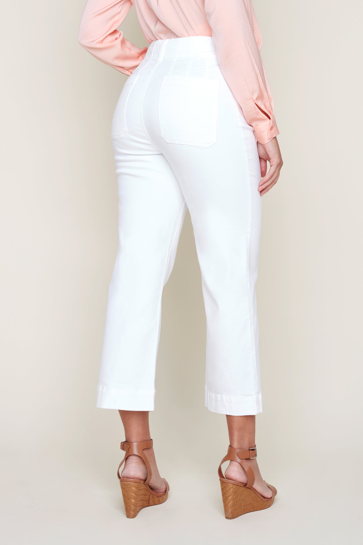 White Pocket Pants