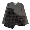 Men Pj Set Grey