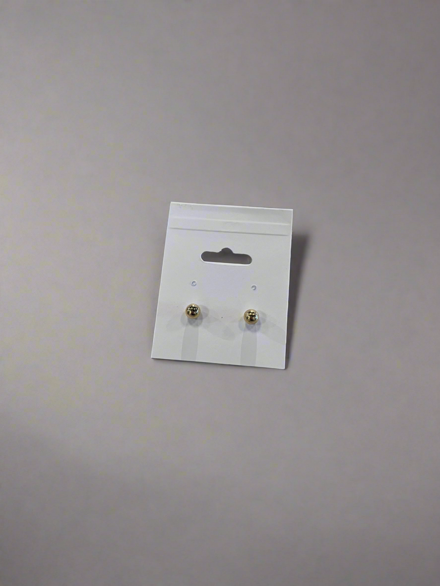 Gold Ball Earrings