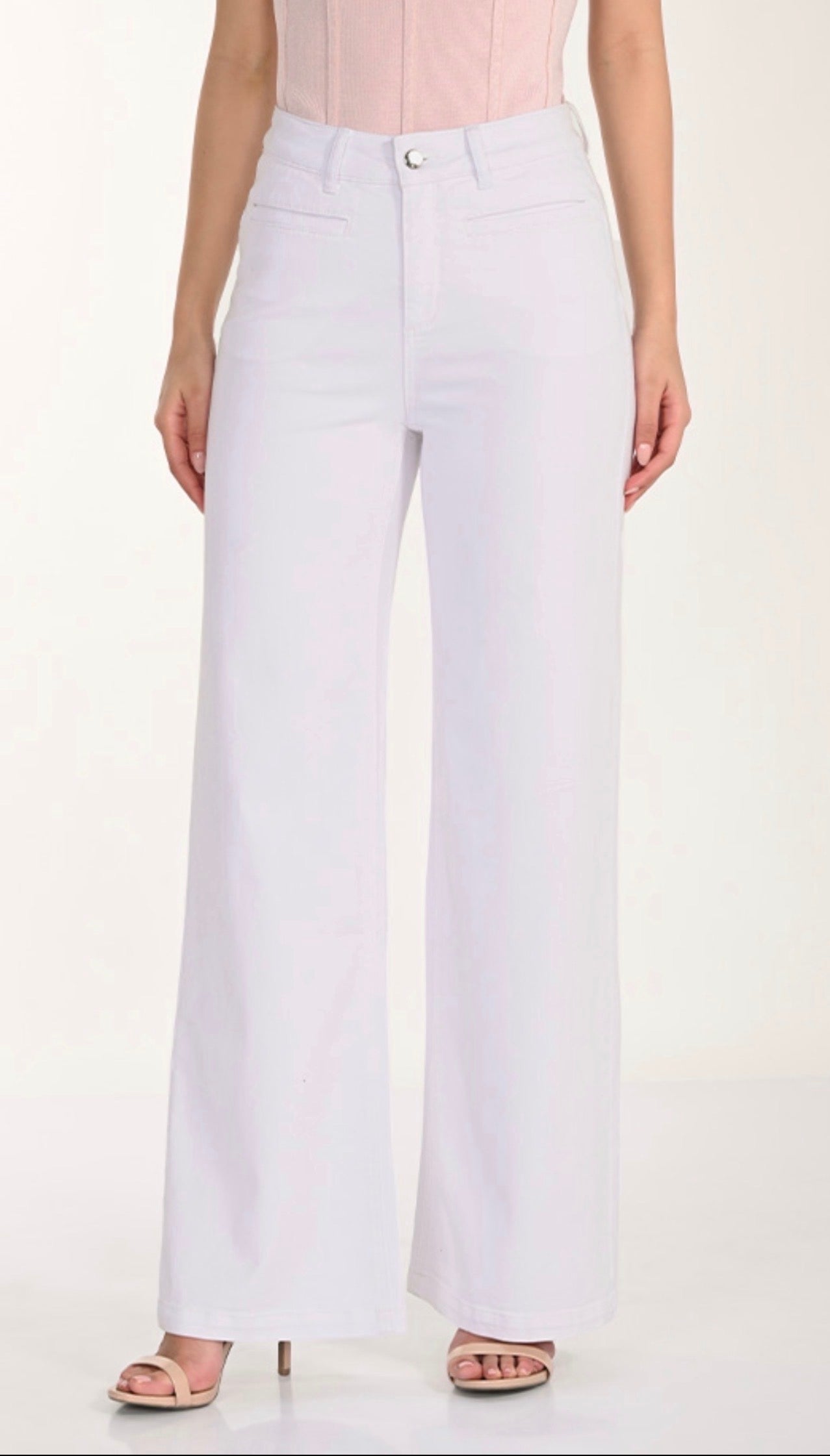 Straight Leg Denim Pants