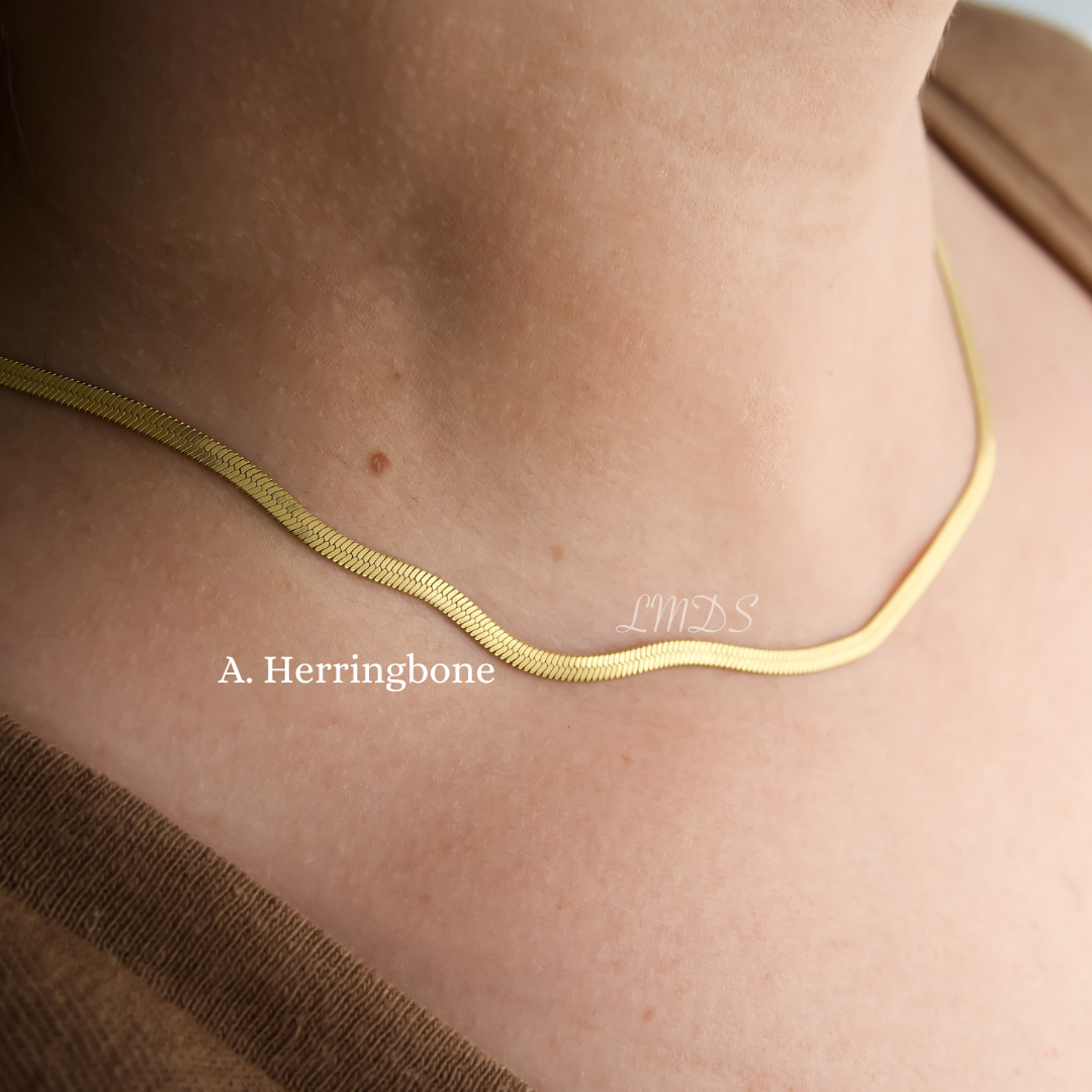Dainty Gold Necklaces - 18k Gold PVD Plated Chains