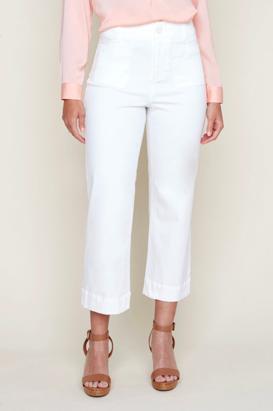 White Pocket Pants