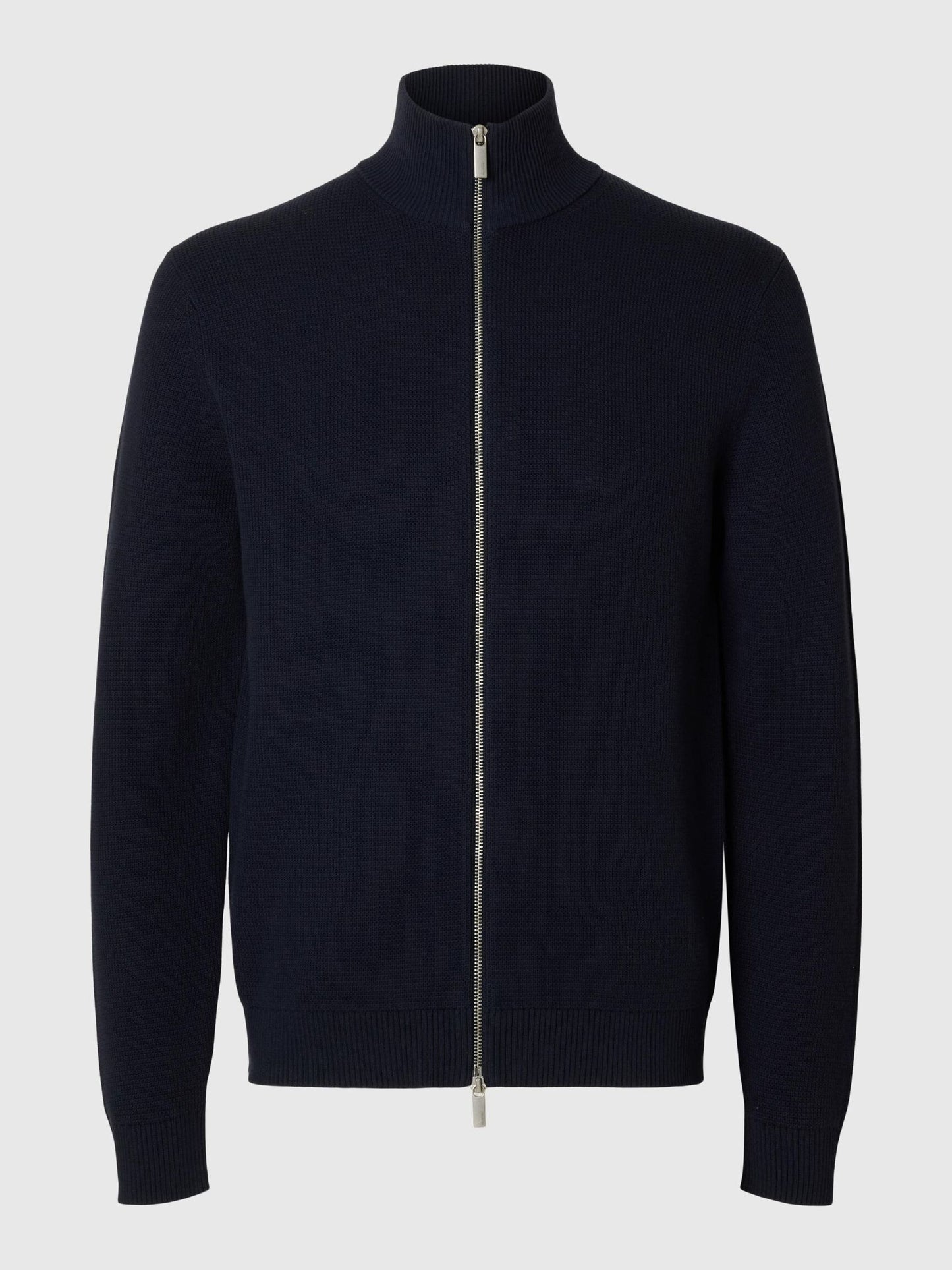 Full Zip Knitted Cardigan