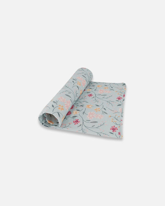 Blanket Printed Flowers Muslin