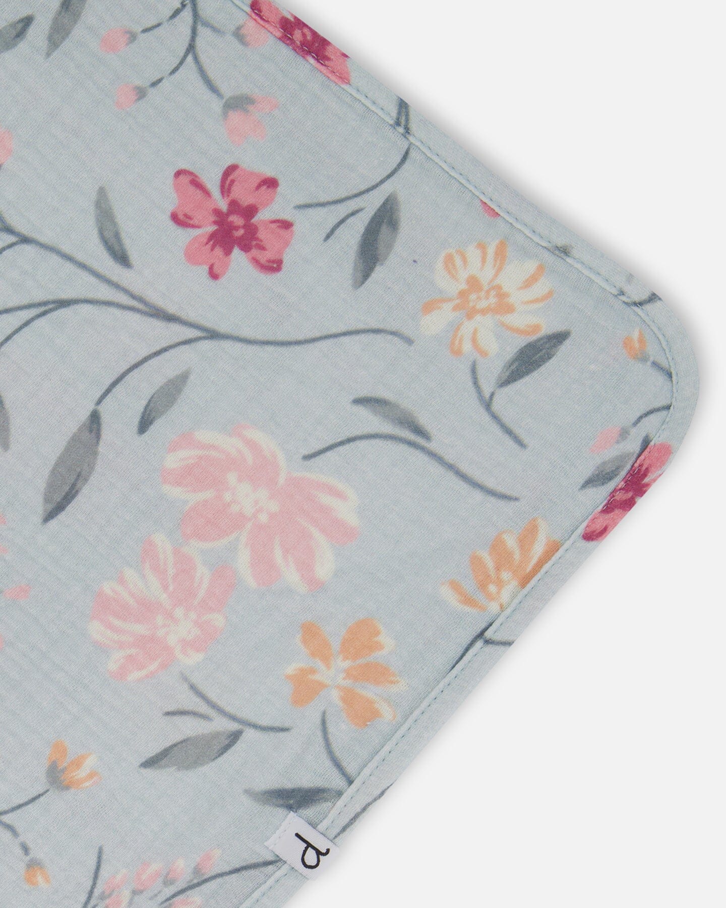 Blanket Printed Flowers Muslin