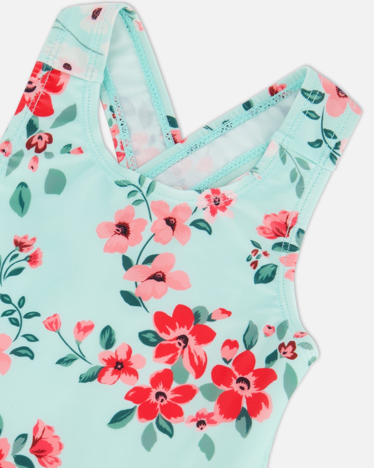 One Piece Swimsuit Printed Flowers (Child)