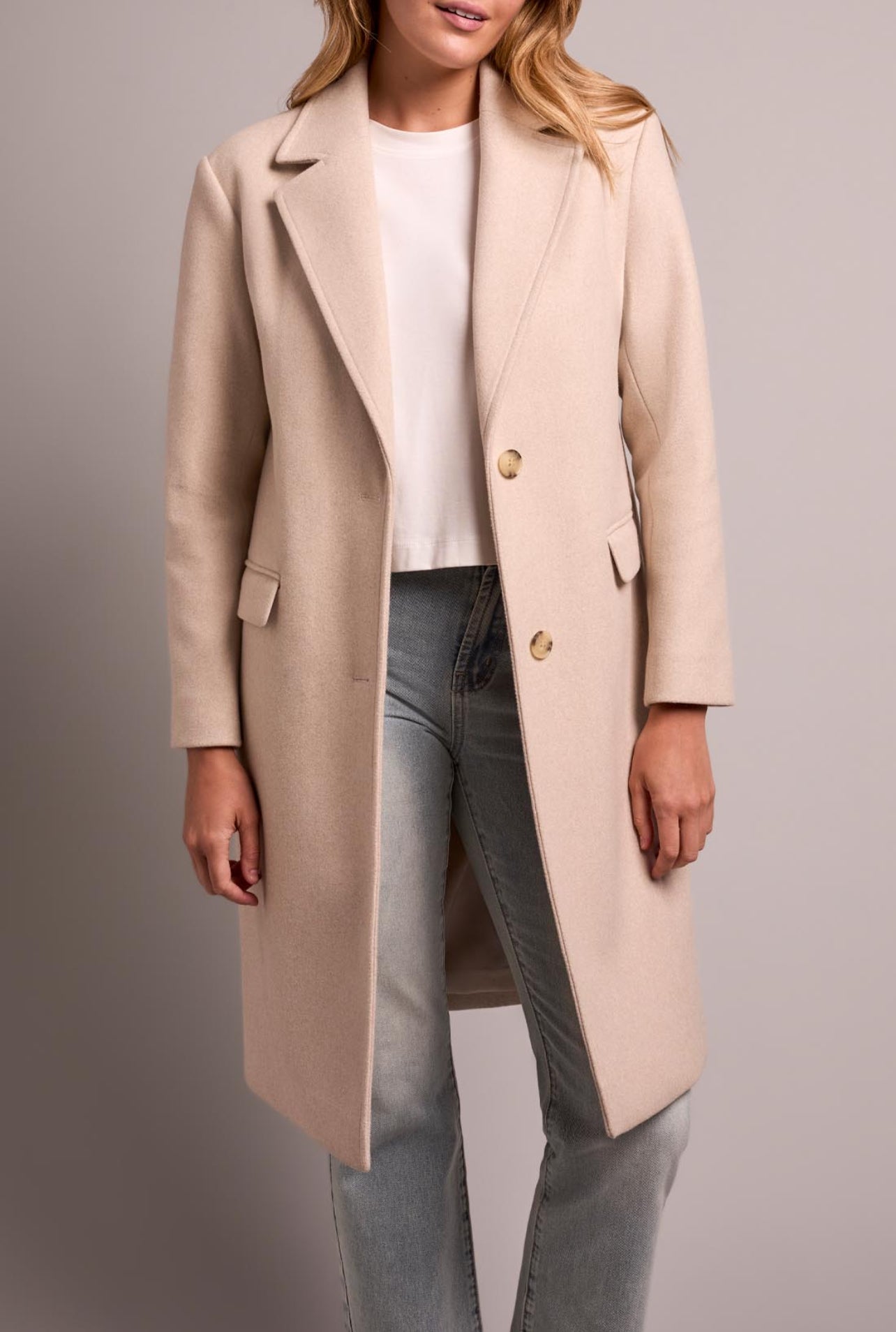 Trench Coat With Fooler Hoodie