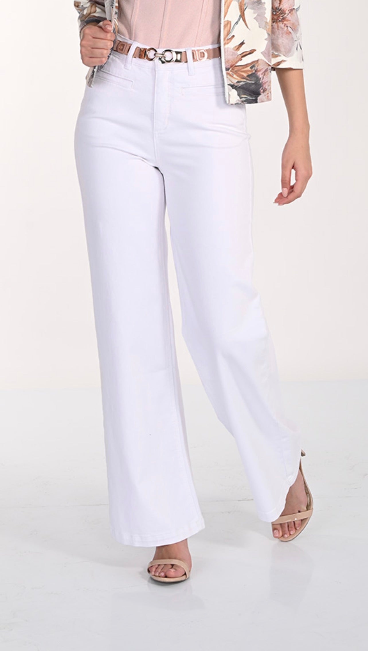 Straight Leg Denim Pants