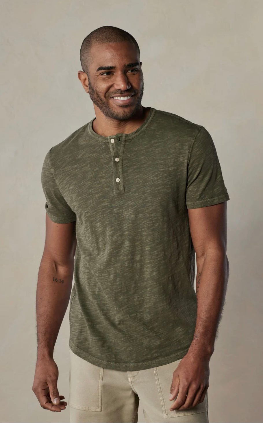 Legacy Jersey Short Sleeve Henley