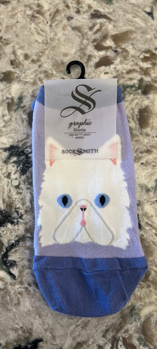 Purrfectly Persian Ankle Sock