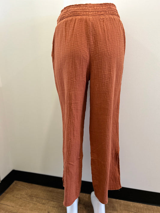 Wear 2 Way Wide Leg Pants With Slit