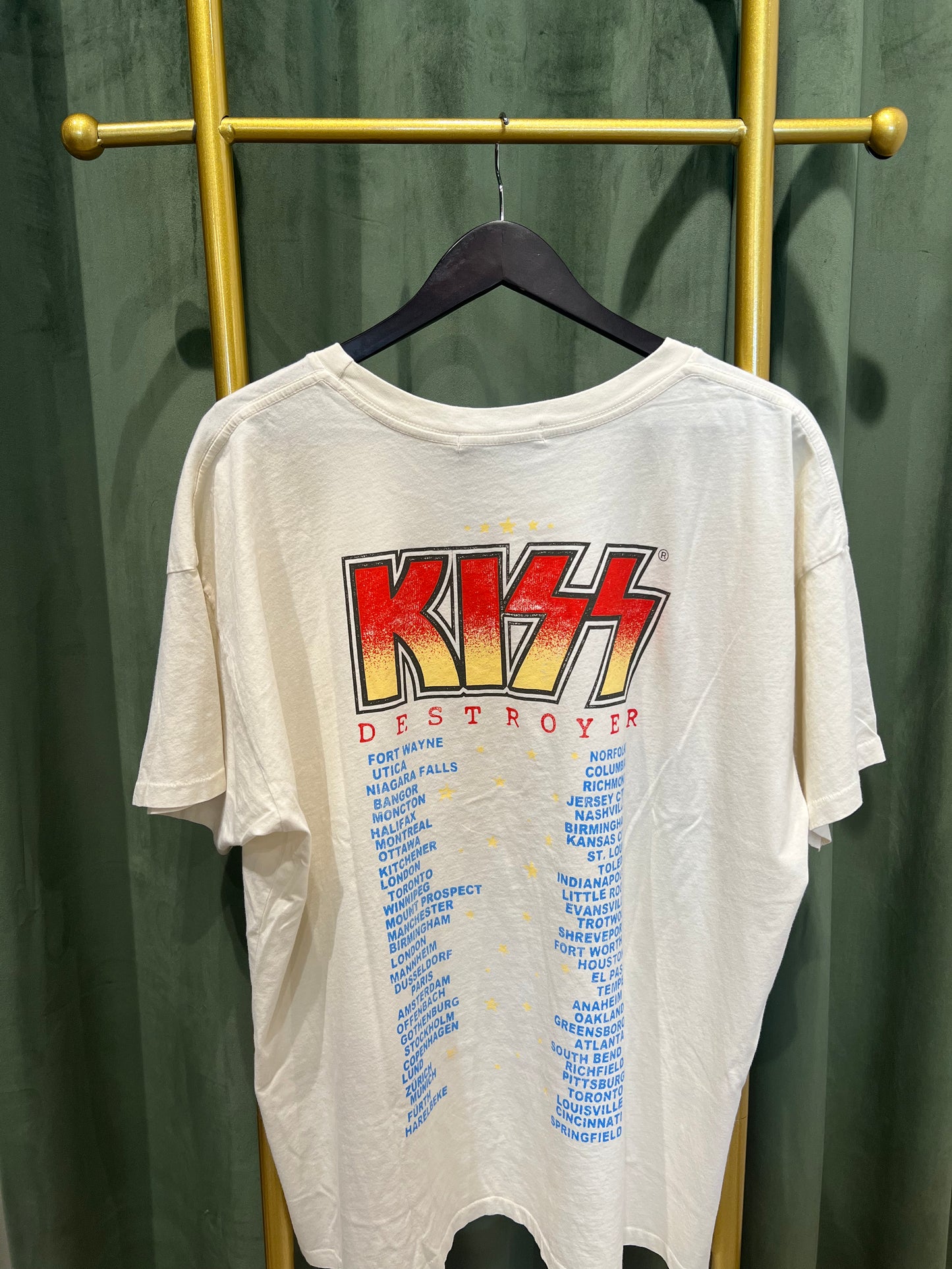 Kiss Destroyer Tour 76 Merch Graphic Tee