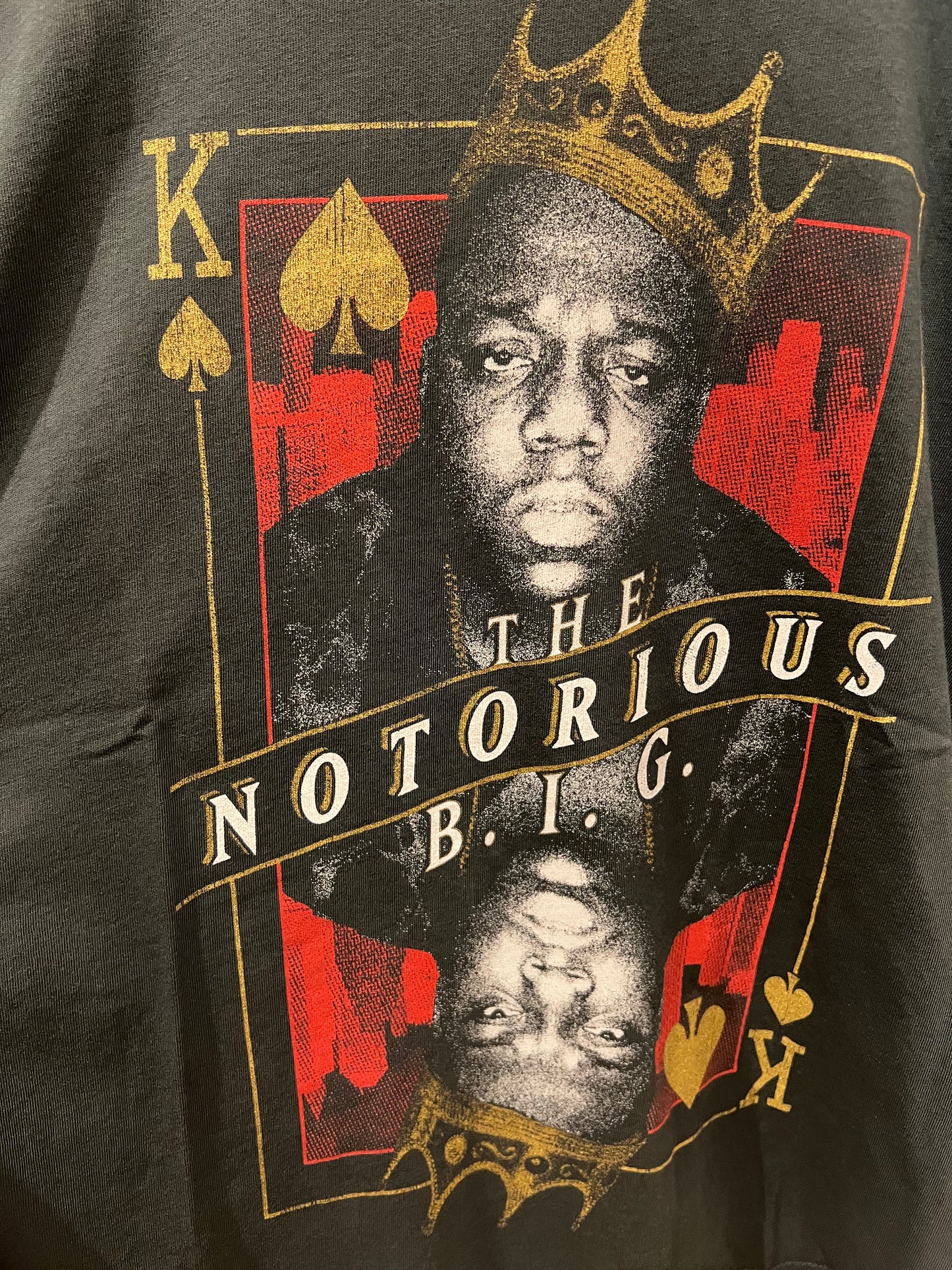 Biggie King Of Spades Weekend Graphic Tee