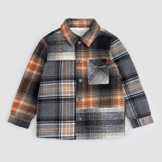 Copper Plaid Shacket