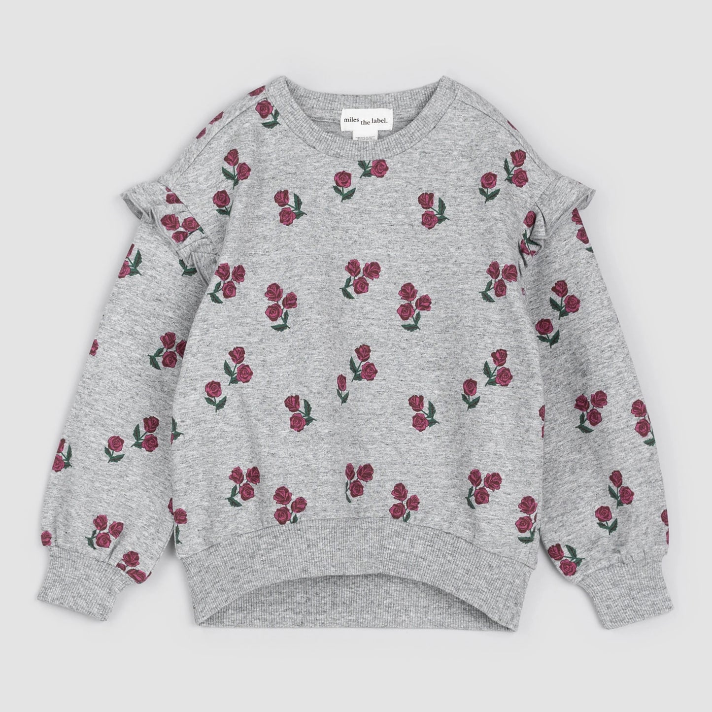 Roses Print Sweatshirt