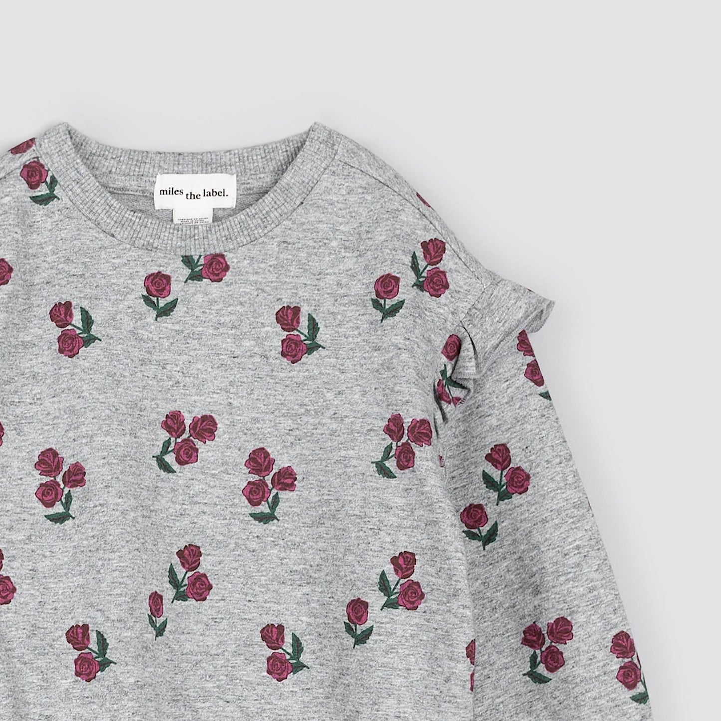 Roses Print Sweatshirt