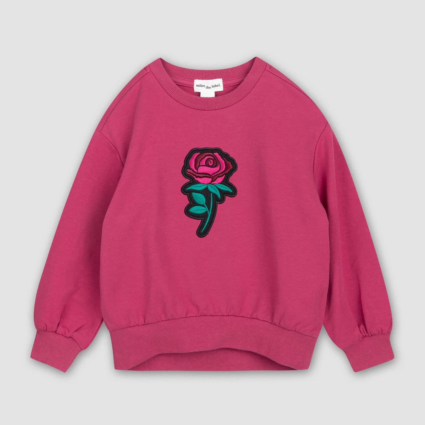 Rose on Magenta Sweatshirt