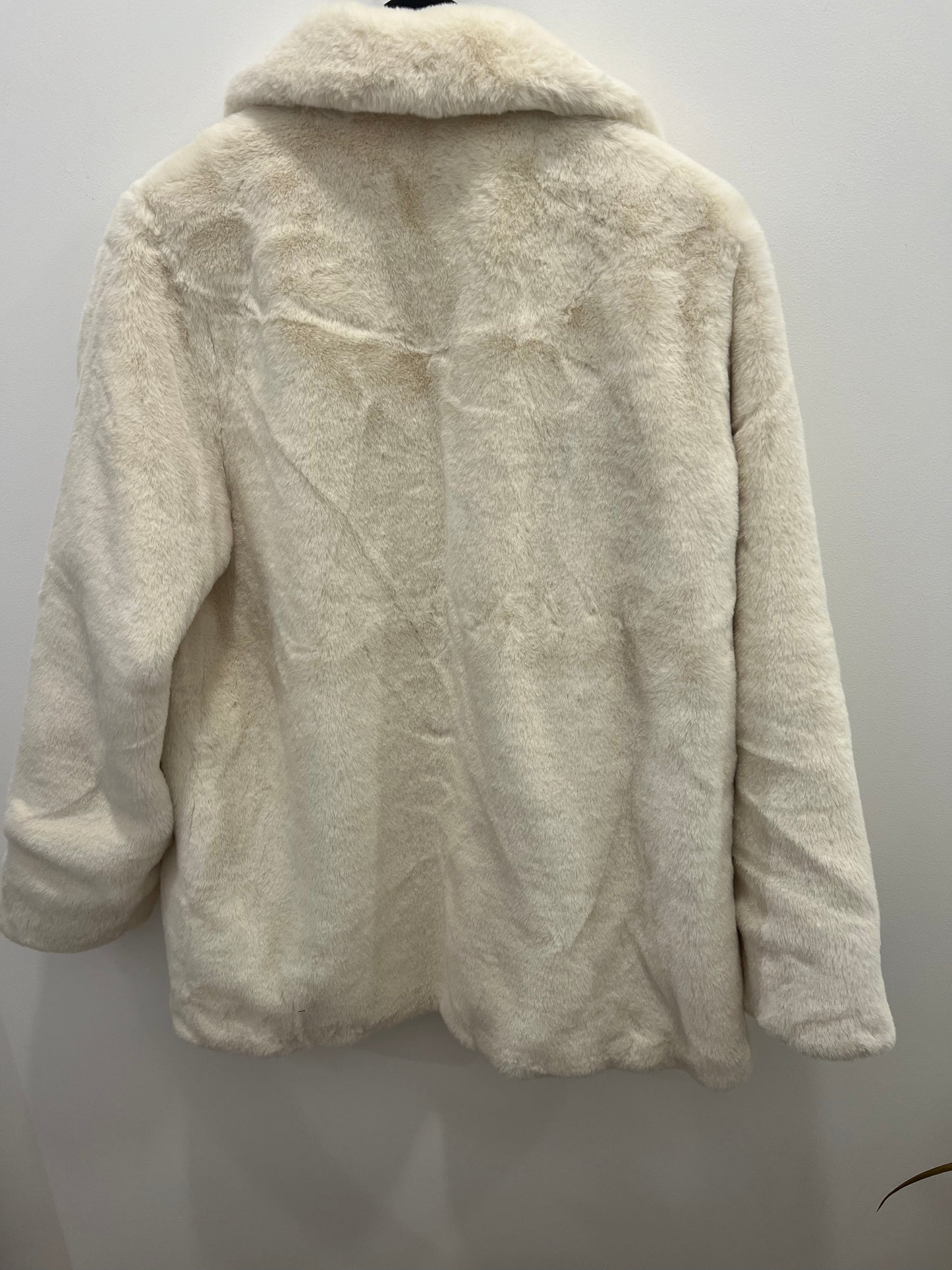 White Faux Fur Coat