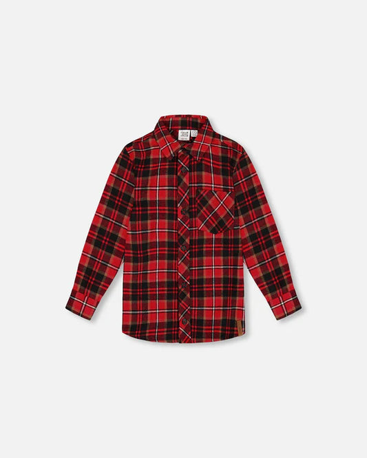 Baby Red Plaid Shirt