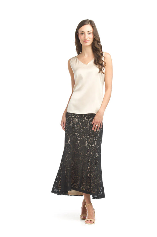 Lace Skirt Flare Hem