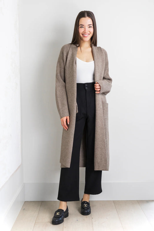 Eleanor Knit Cardigan mocha