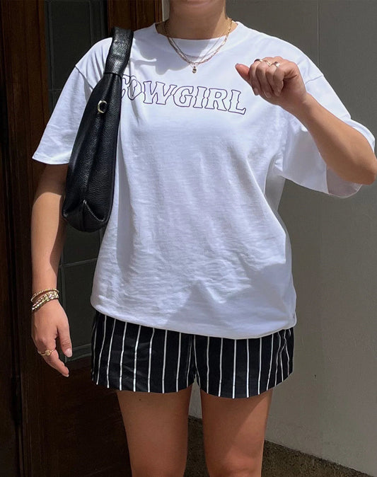 Cowgirl Oversized Boxy Tee