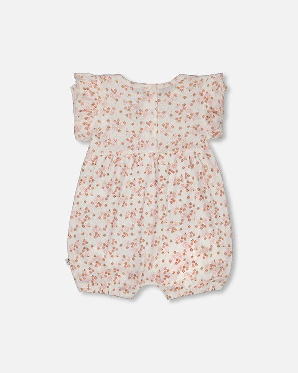 Girls Pointelle Romper