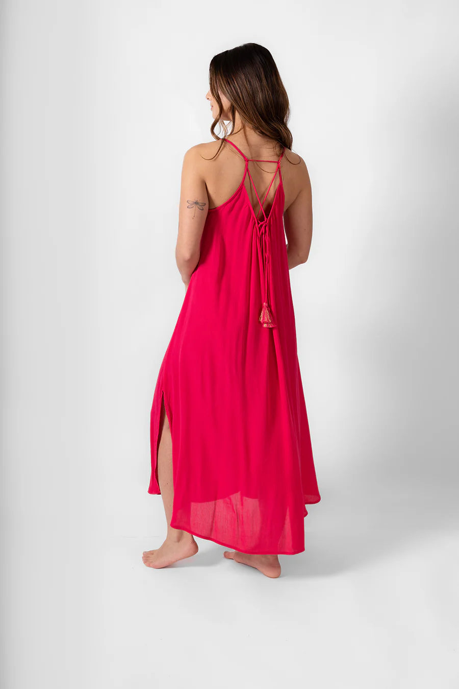 Miami Midi Side Slit Dress