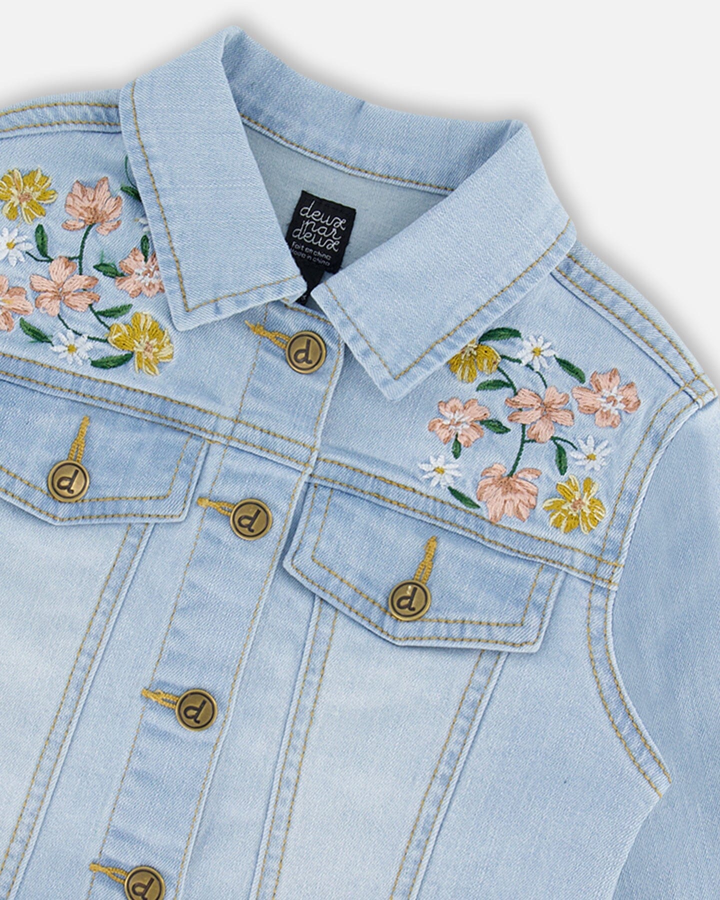 Jean Jacket With Embroidery