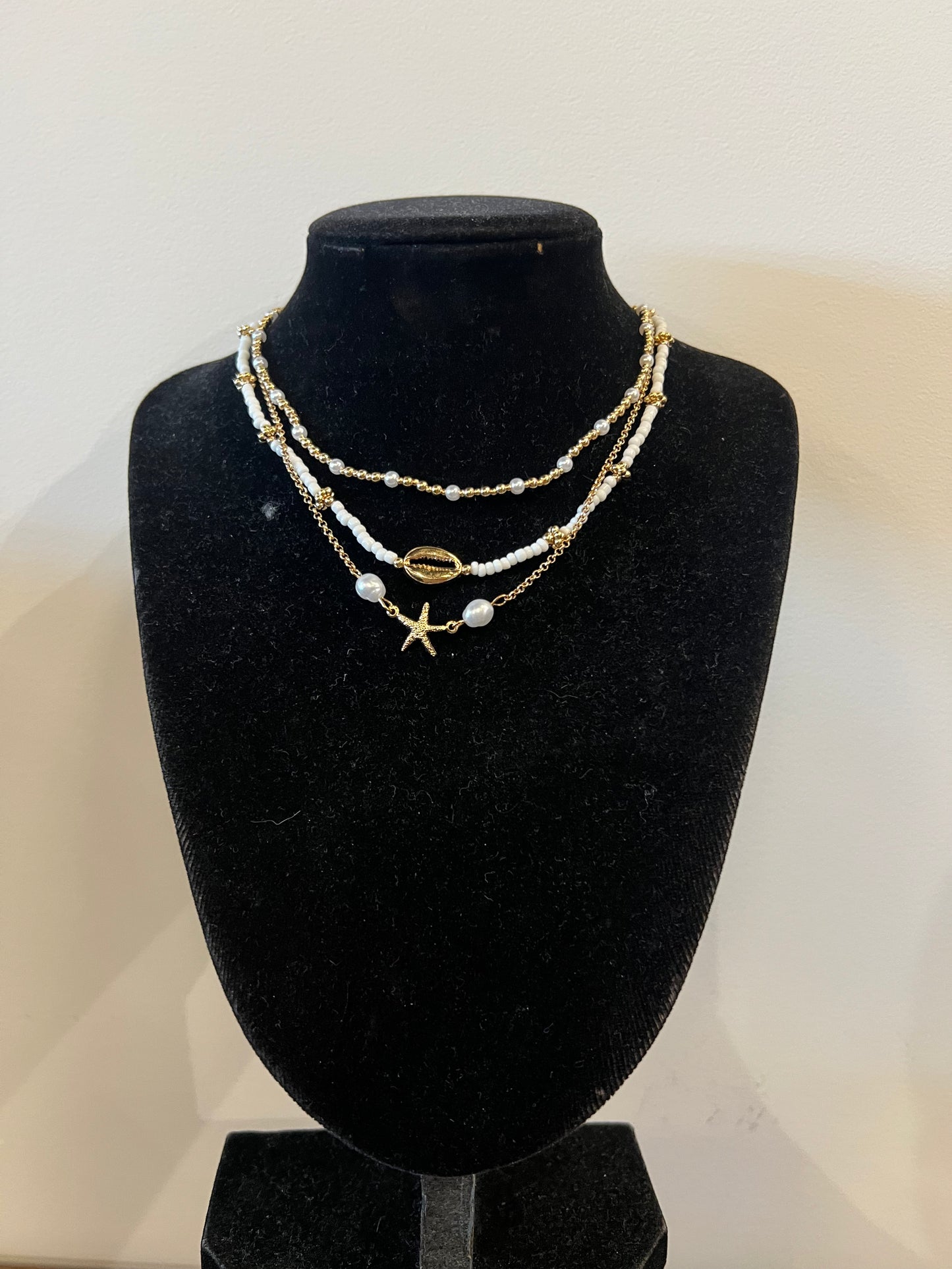 3 Piece Shell Necklace