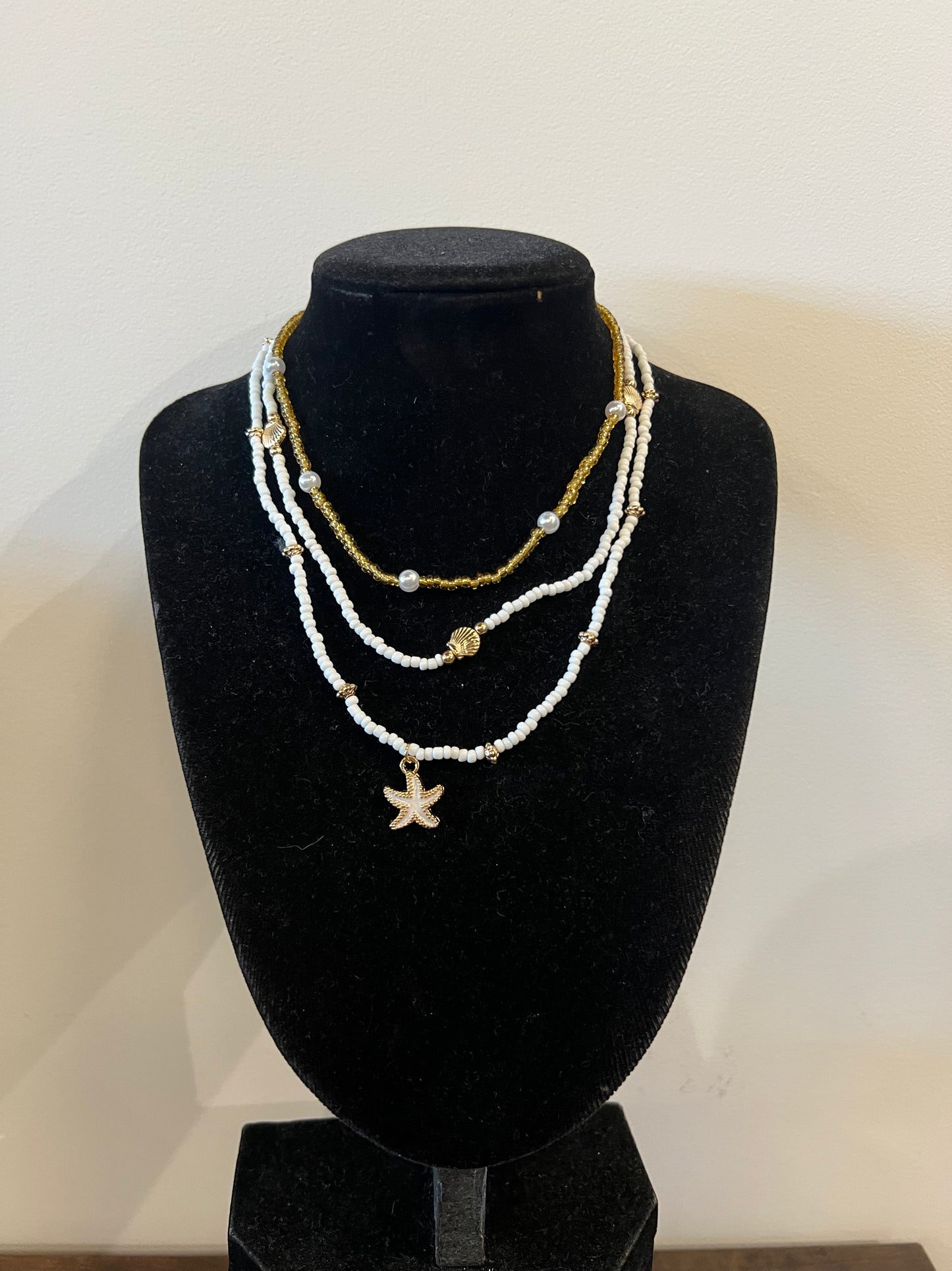 3 Piece Shell Necklace