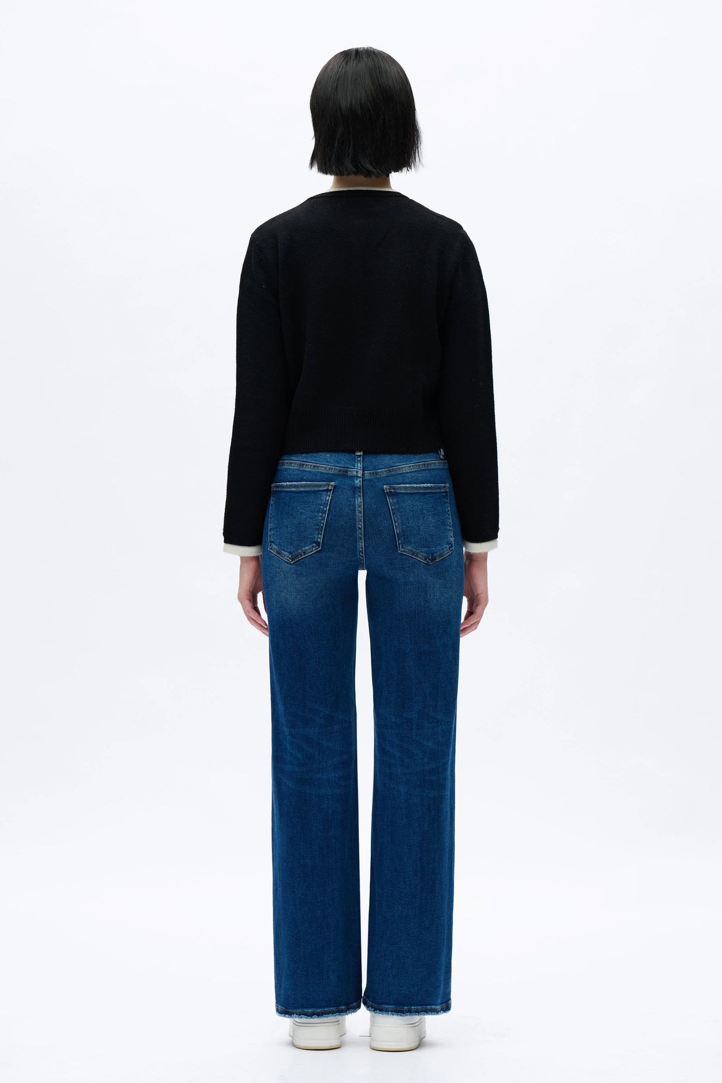 Alsa Mid Rise Wide Leg Jeans