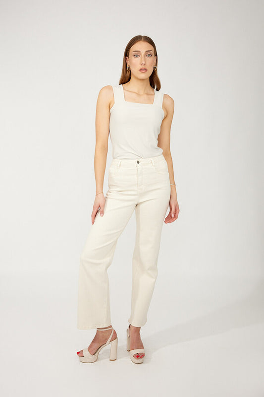 Champagne Denim Pant