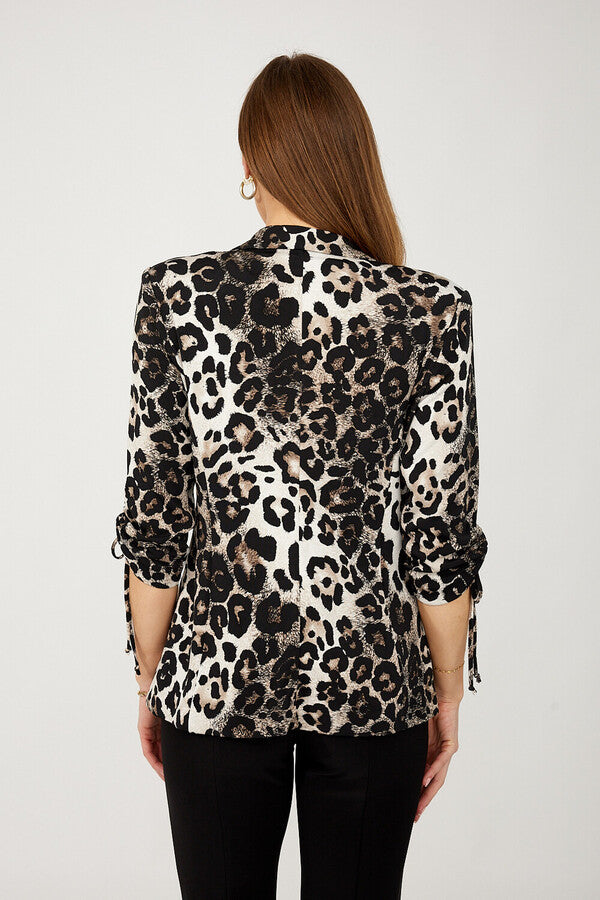 Leopard Blazer