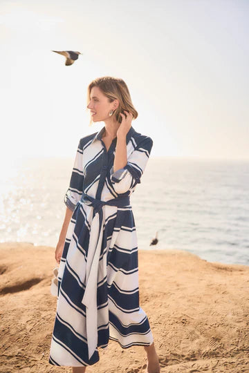 Contrast Colour Maxi Dress